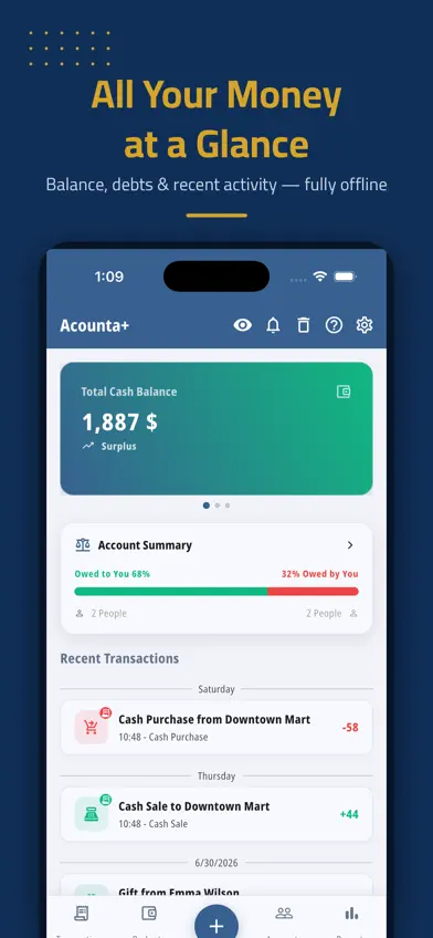 Acounta+ screenshot 1