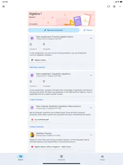 Google Classroom screenshot 10