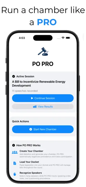 PO PRO: Debate screenshot 1