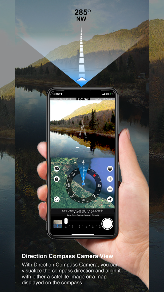 #2. Direction Compass Camera (iOS) 来自: Tigran Mkhitaryan