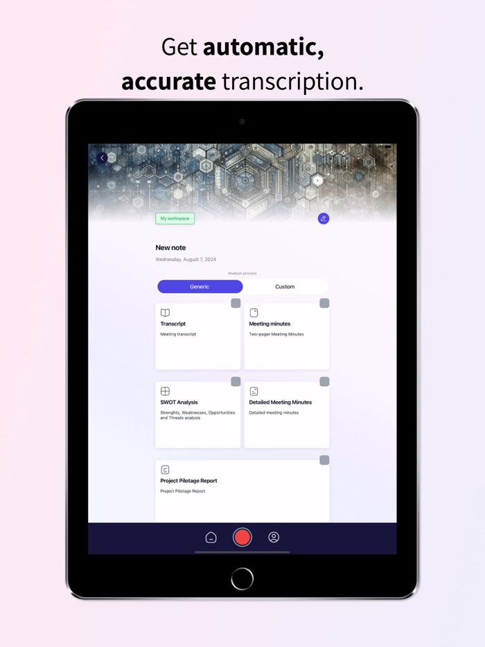 Dicte：AI会議アシスタント