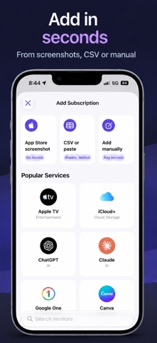 Billendar Subscription Tracker screenshot 5