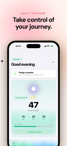Sobriety Tracker Quit Drinking Screenshot 1 of 6