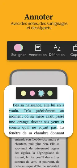 Capture d'écran de Kobo By Fnac sur iPhone 5
