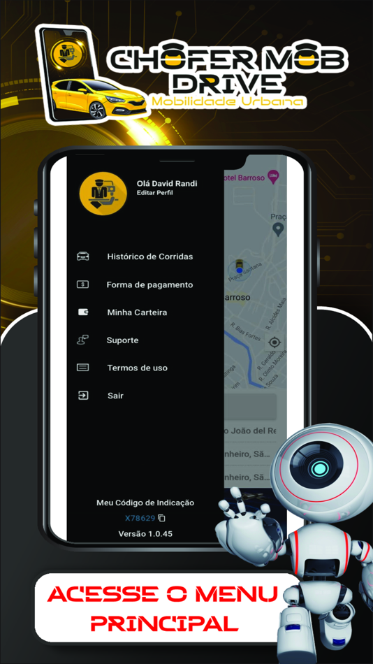 #2. Chofer Mob Drive - Passageiro (iOS) 由: CHOFER MOB DRIVE - MOBILIDADE URBANA