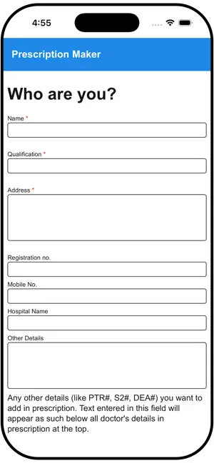 Digital Prescription Maker screenshot 1