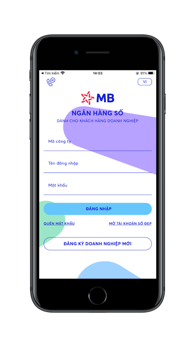 BIZ MBBANK Screenshot
