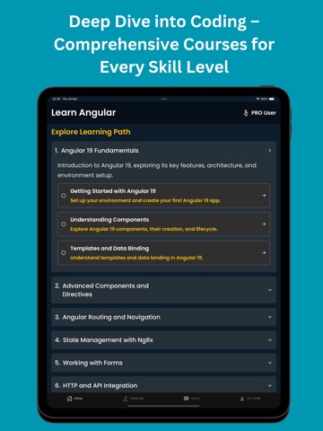 Learn Angular: Build Web Apps iPad screenshot