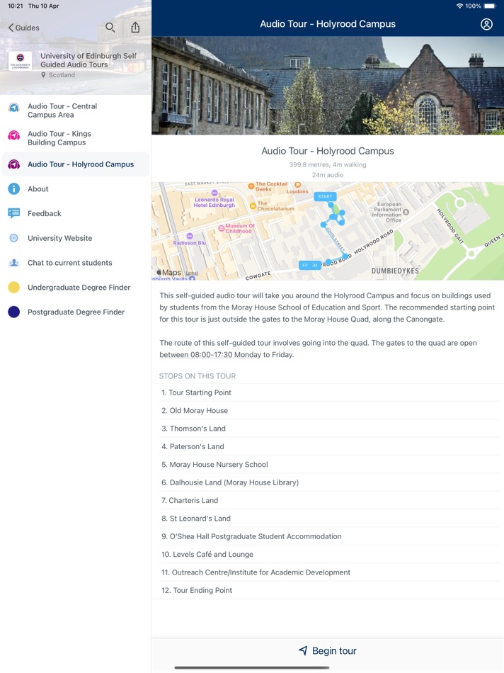 #2. University of Edinburgh Events (iOS) 由: The University of Edinburgh
