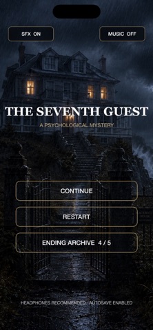 THE SEVENTH GUEST iPhone screenshot