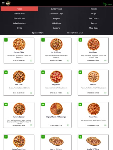 Yummy Pizza Kebab Gosport iPad screenshot