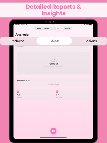 SelfieLog: Acne Tracker iPad screenshot