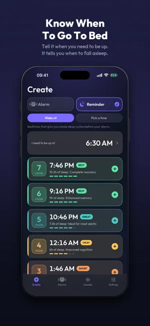 Sleep Cycles & Alarms - BedX screenshot 2