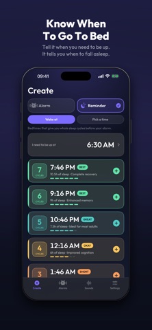 Sleep Cycles & Alarms - BedX Screenshot 2 of 7