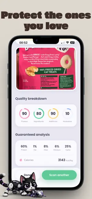 Kira AI: Pet food score screenshot 3
