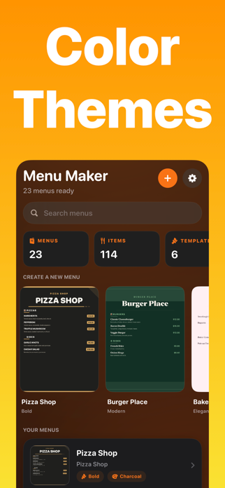 Menu Maker+ Screenshot 4 of 5