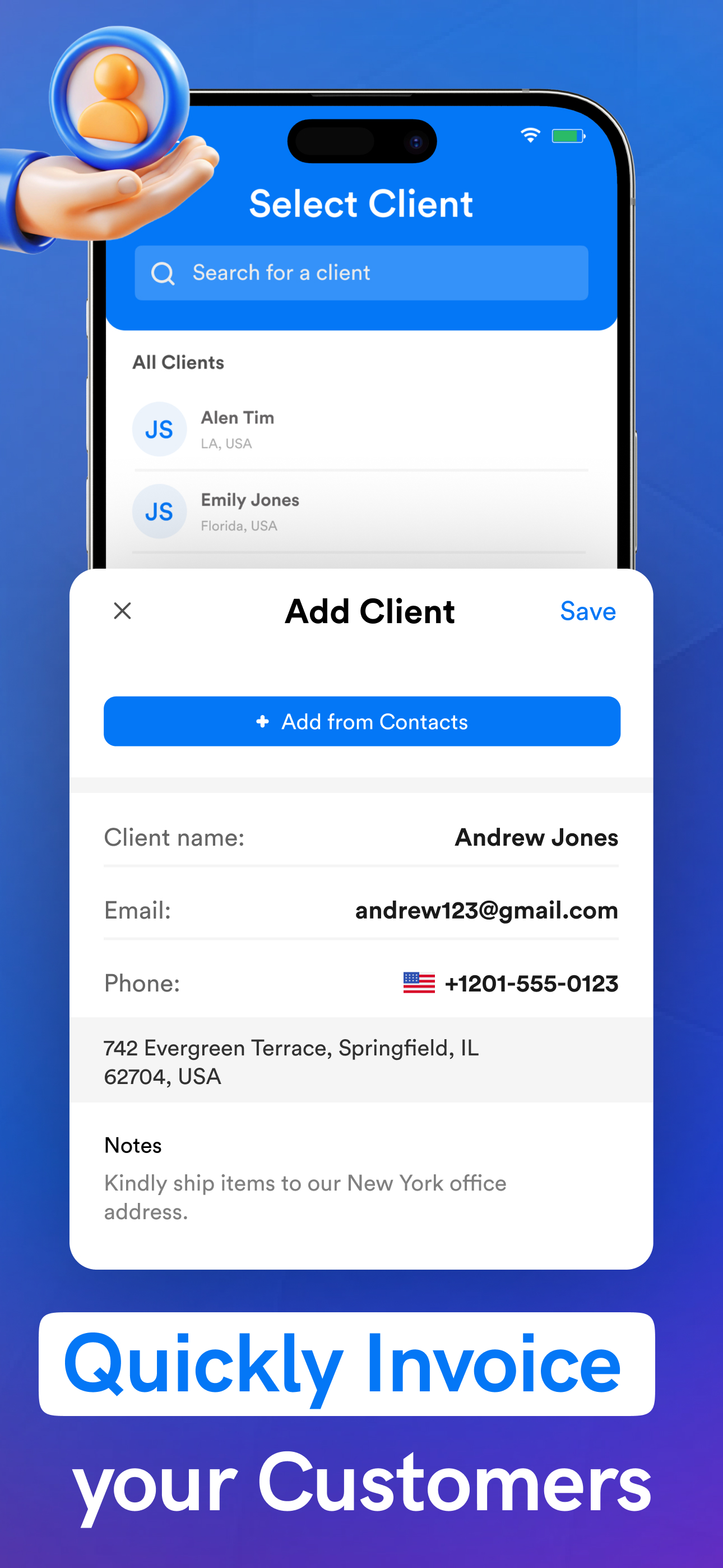 Simple Invoice:Estimate Maker