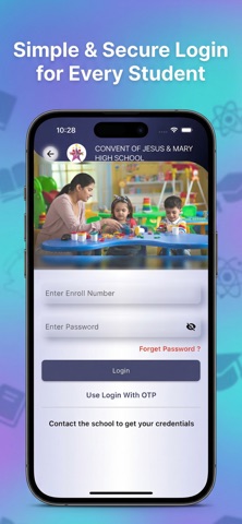 CONVENT OF JESUS & MARY SCHOOL iPhone screenshot