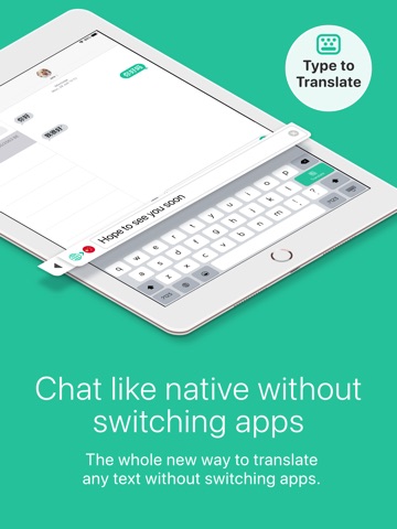 Translate Keyboard+ Translator iPad screenshot