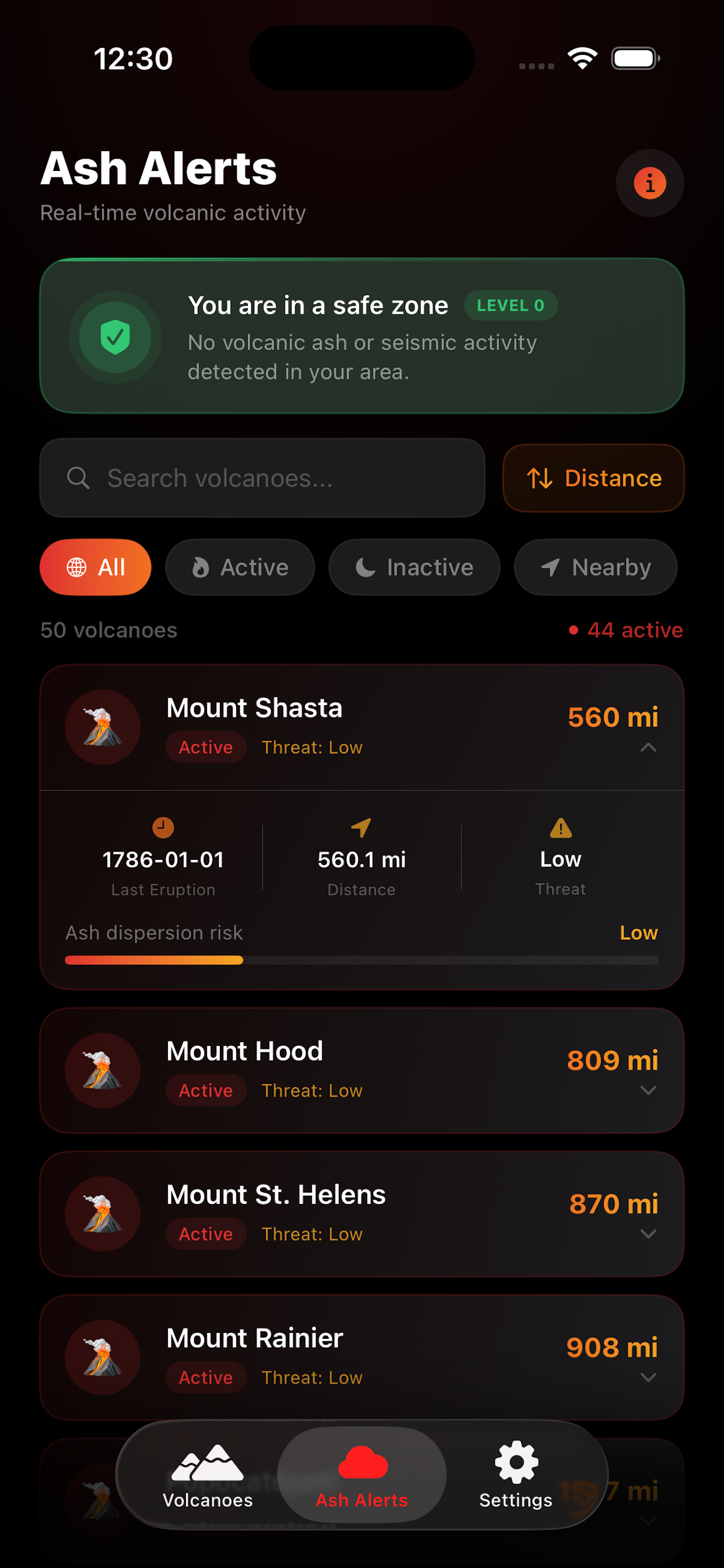Volcano Radar