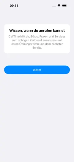 Screenshot von CallTime: Anruferinnerung auf dem iPhone 1