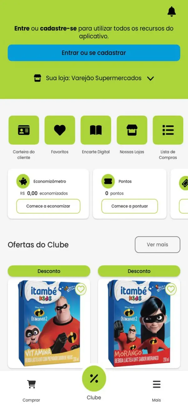 Screenshot #1 pour Clube+ Varejão