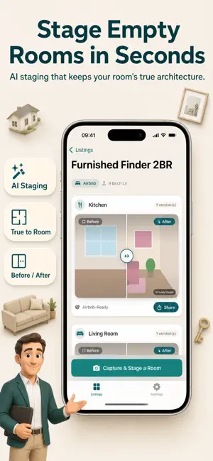 SnapStage: AI Virtual Staging screenshot 1