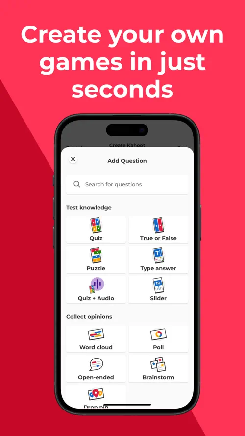Schermata di Kahoot! Play & Create Quizzes 3