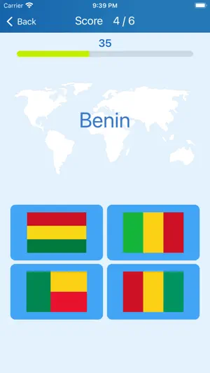 Flags of the countries - Quiz screenshot 2