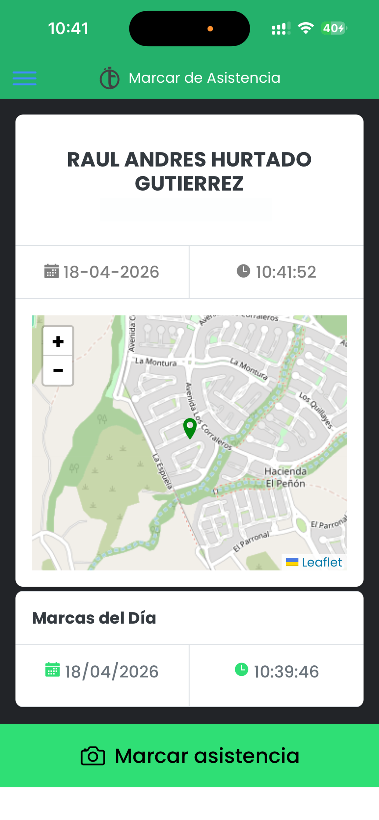 Checktime screenshot 3