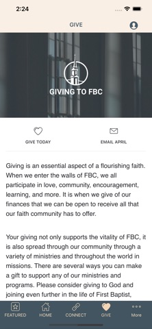 FBC Gainesville, GA iPhone screenshot