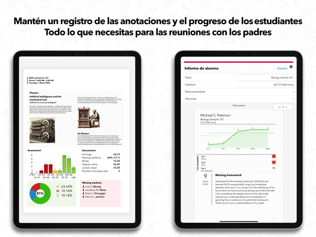 ‎iDoceo - cuaderno del profesor Screenshot