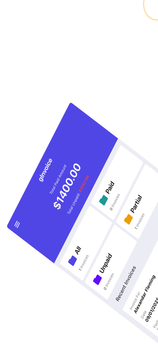 gInvoice: Great Invoice Maker Screenshot 1 of 6