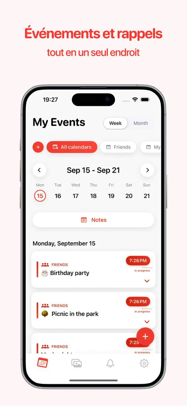 Screenshot #1 pour Calendrier Partagé