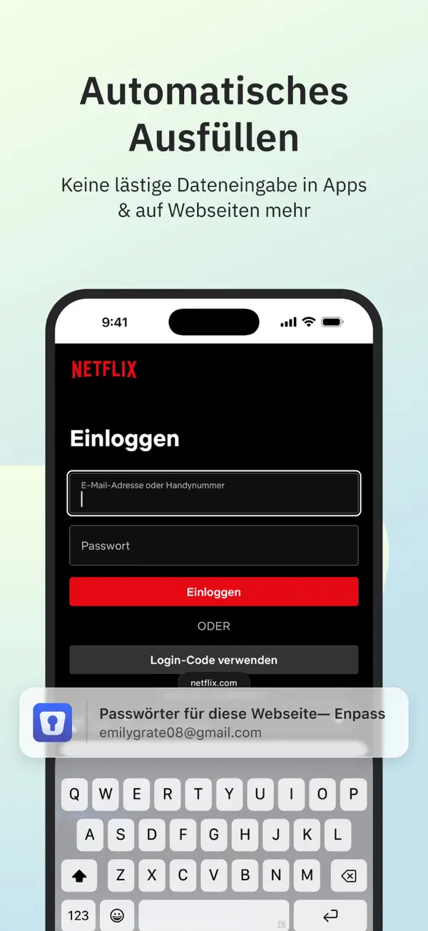 Enpass Password Manager iPhone App Screenshot 5 – Produktivität