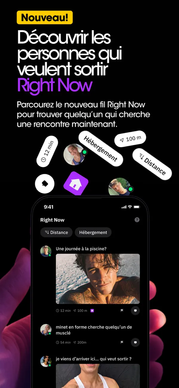 Screenshot #2 pour Grindr - social gay et le chat