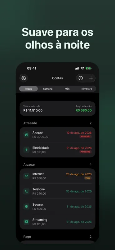 Bill Reminder: Contas a Pagar screenshot 7 of 7