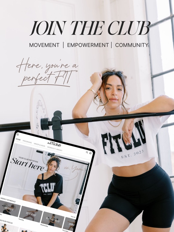 The FITclub by Yami Mufdi iPad screenshot 7 - Health & Fitness app