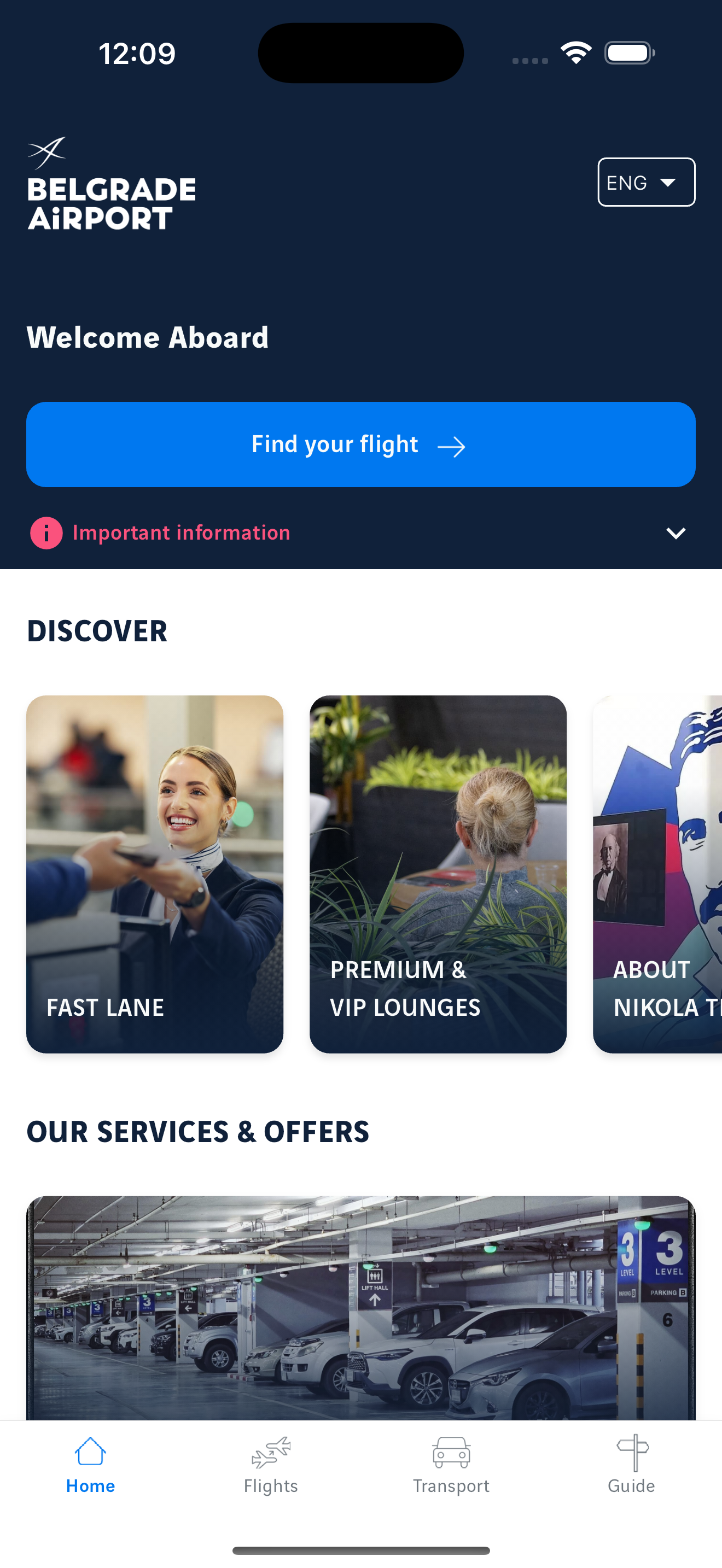 Belgrade Airport Official App