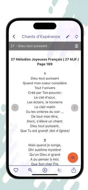 Chants d'Éspérance - Mélodie screenshot 4
