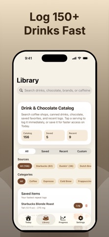 Last Sip: Caffeine Tracker Screenshot 4 of 9