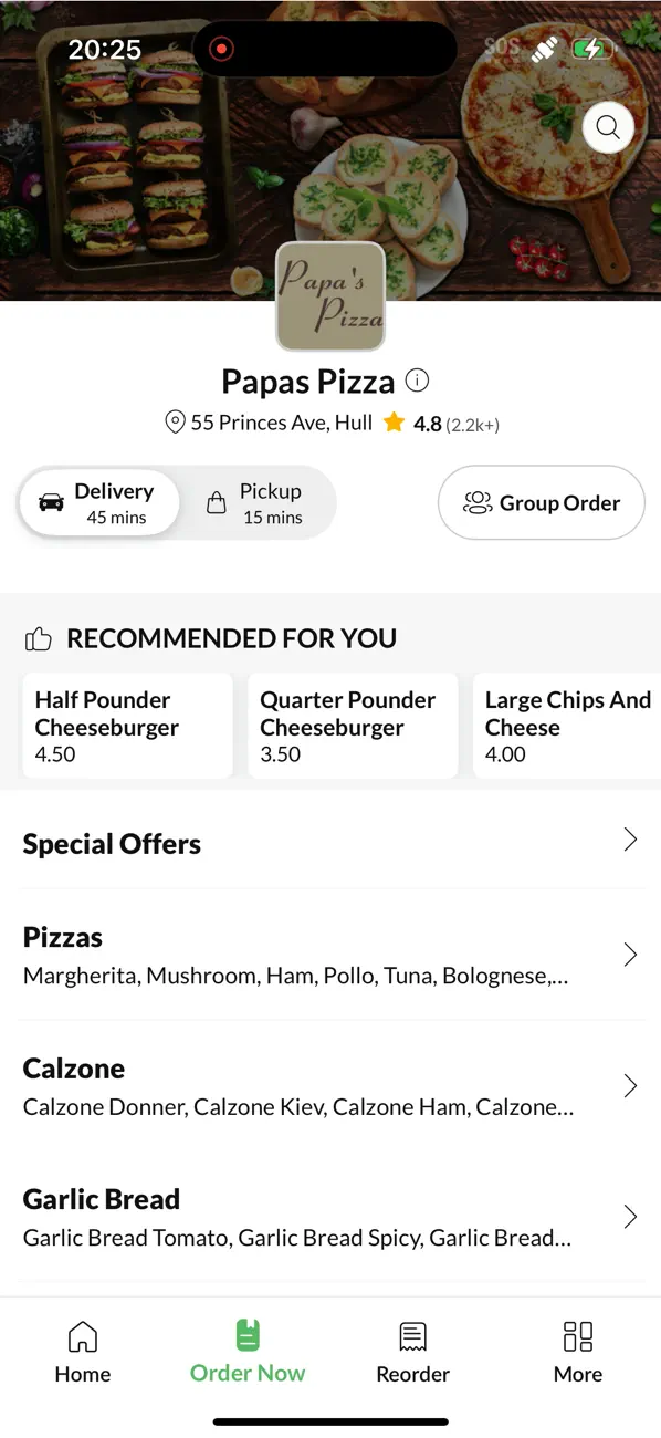 Screenshot #2 pour Papas Pizza.