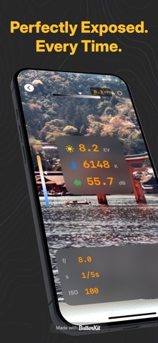 Light Meter + SensorArray iPhone screenshot