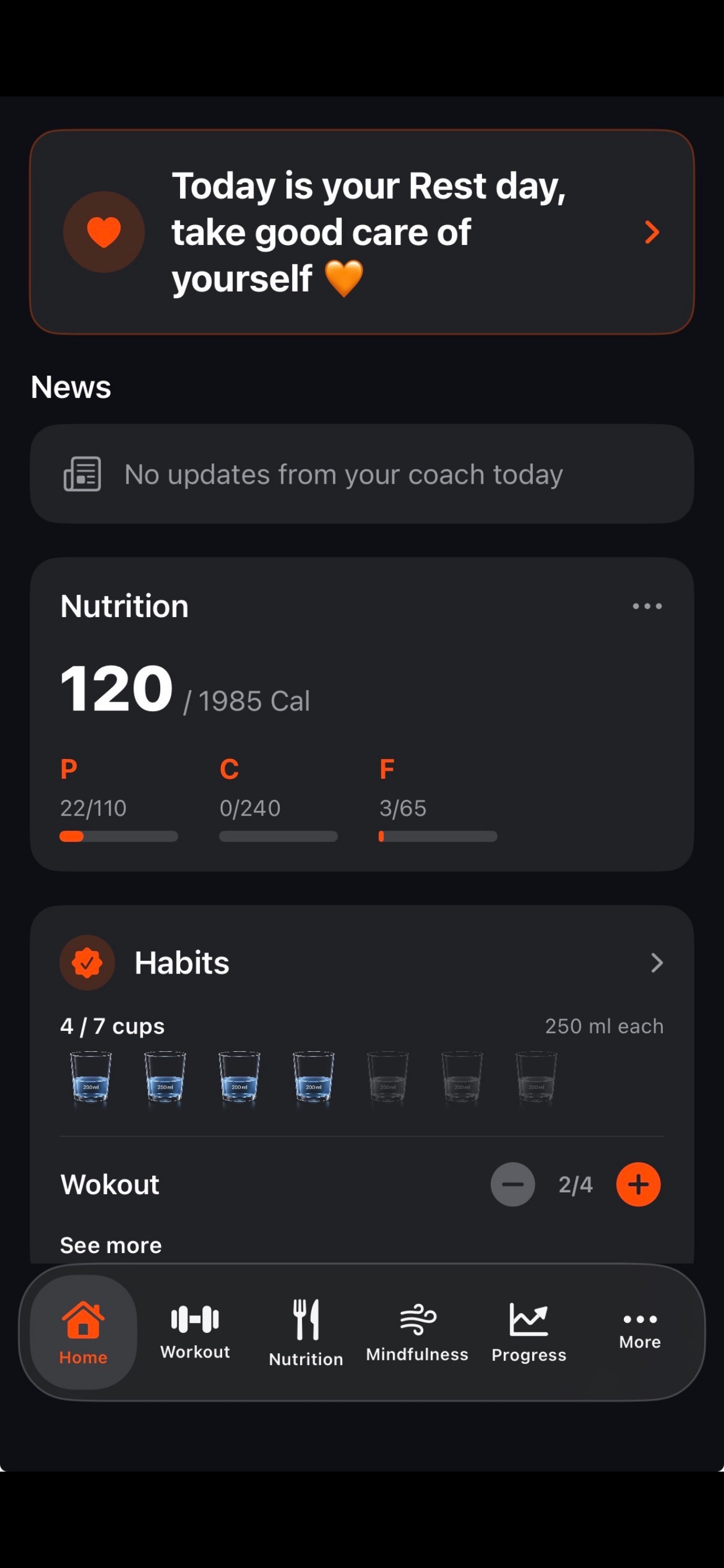Screenshot 2 of Coach V Fit