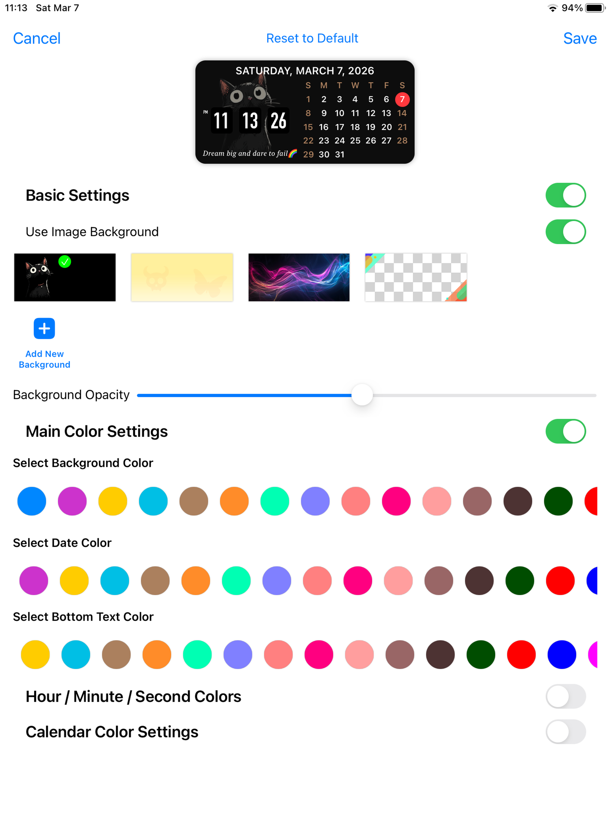 Clock Widget - Ultra HD Time