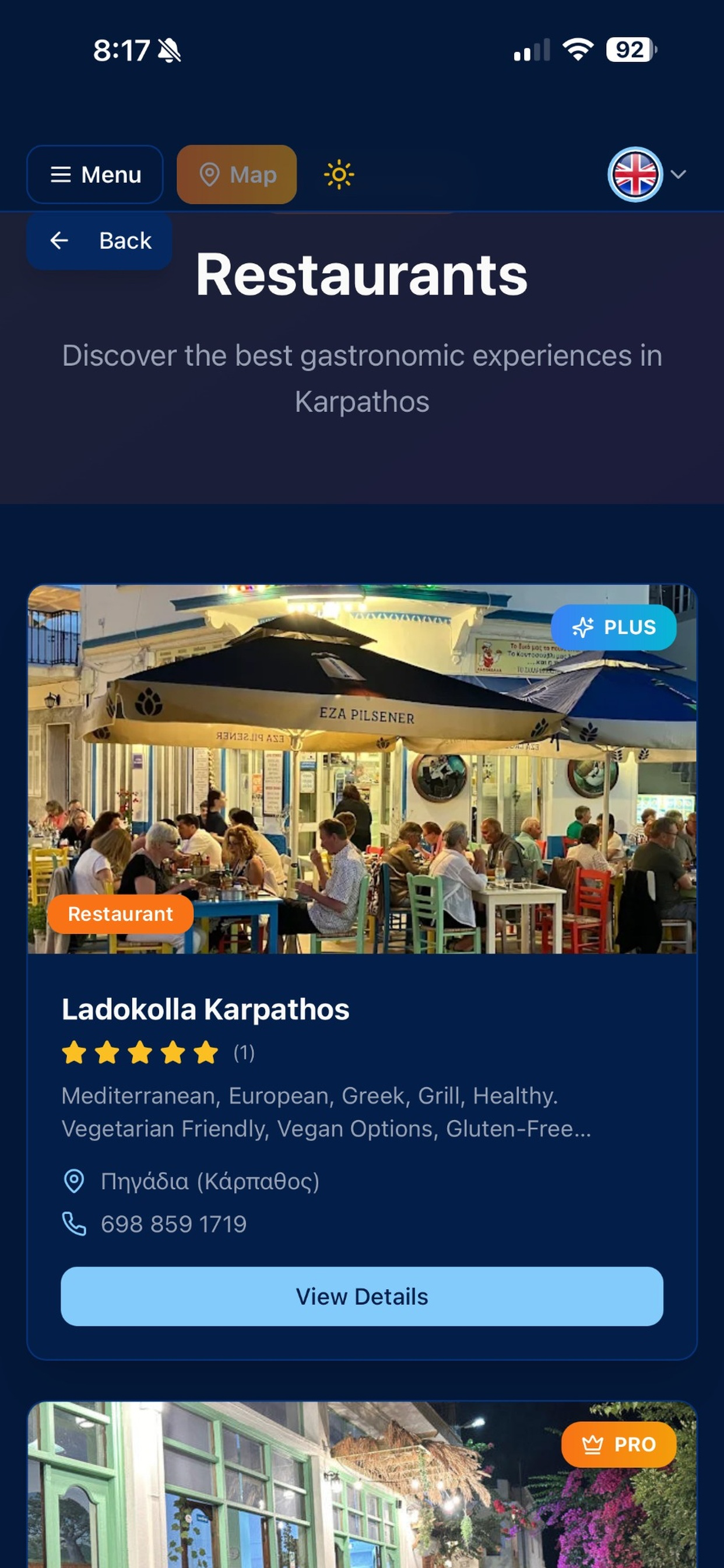Karpathos Map