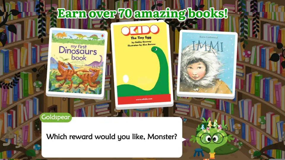 Teach Monster: Reading For Fun iPhone Screenshot 3