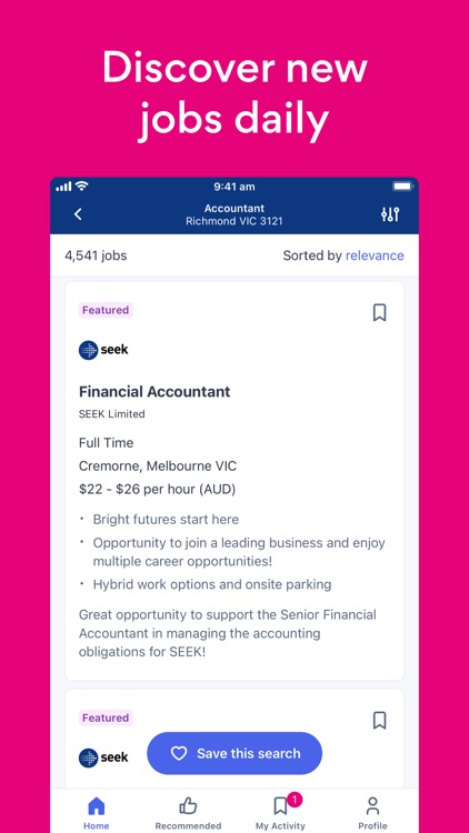 SEEK Jobs Search & Employment screenshot-3