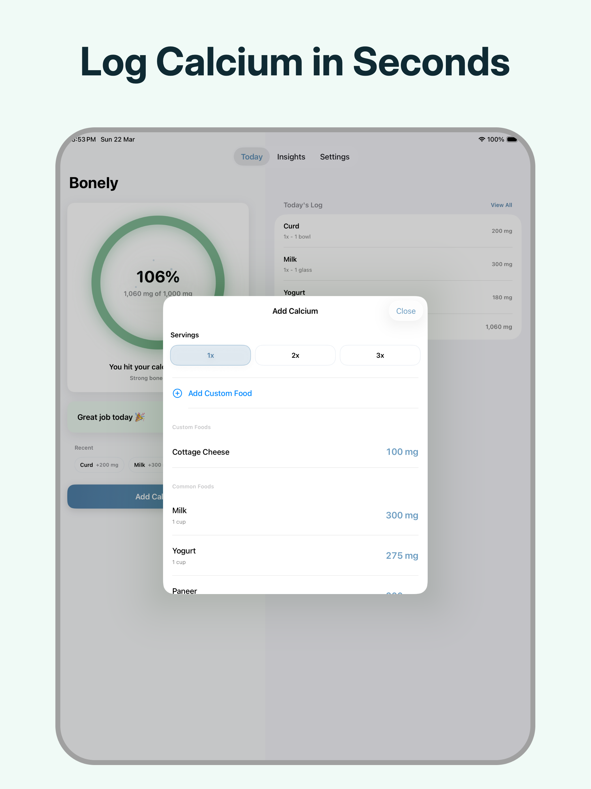 Bonely – Calcium Tracker screenshot 15