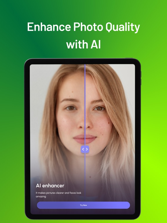 Screenshot #6 pour Glow - AI Enhance Photo Editor